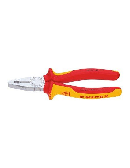 PINCE UNIVERSELLE ISOLE 1000V Knipex 03 06 180
