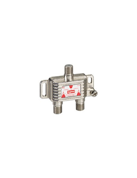 Répartiteur télévision 2 sorties type F 0MHz à 2400MHz LEGRAND 073980