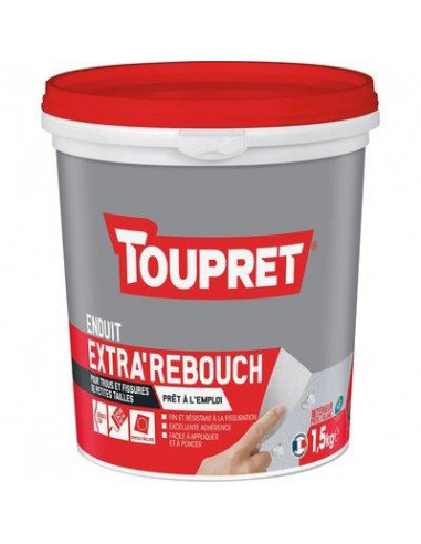 EXTRA REBOUCH PATE INT 1 5KG Toupret