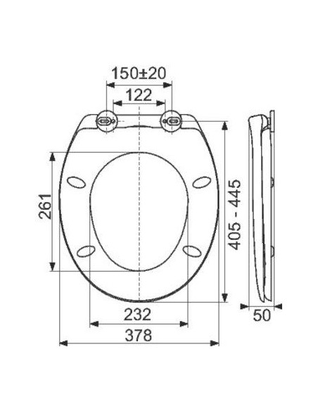 ABATTANT SLIM ODYSSEA Odyssea U144