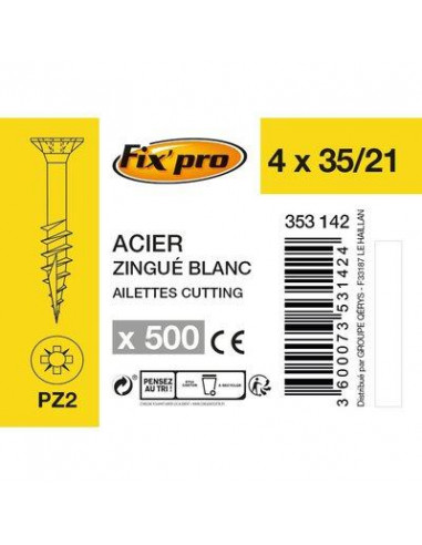 VIS AG.FPTF PZ+ 4 0X35 /500 Fix'Pro FPRO151AC4035