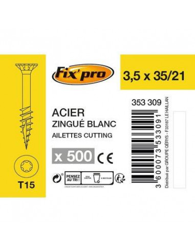 VIS AG.FPTF TX+ 3 5X 35 /500 Fix'Pro FPRO111AC3535