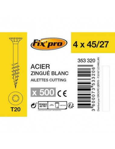 VIS AG.FPTF TX+ 4 0X 45 /500 Fix'Pro FPRO111AC4045