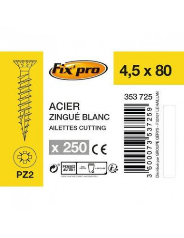 VIS AG.FPTF PZ+ 4 5X80 /250 Fix'Pro FPRO101AC4580