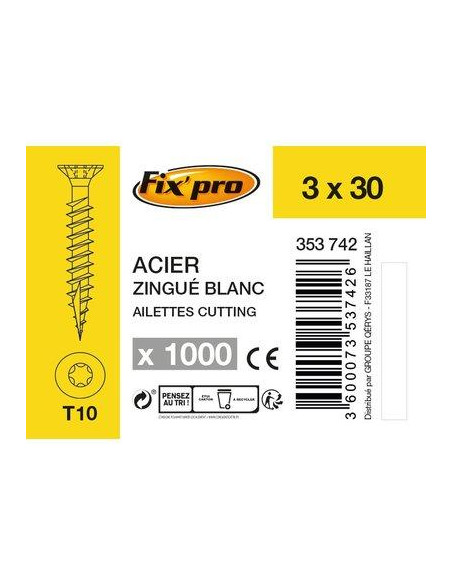 VIS AG.FTTF TX+ 3 0X30 /1000 Fix'Pro FPRO111ACFT3030