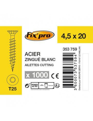 VIS AG.FTTF TX+ 4 5X20 /1000 Fix'Pro FPRO111AC4520