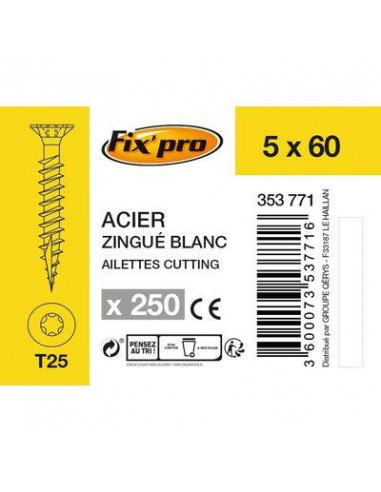 VIS AG.FTTF TX+ 5 0X60 /250 Fix'Pro FPRO111ACFT5060