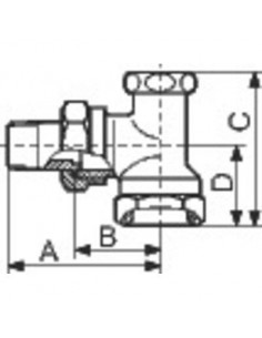 COUDE DE REGLAGE 3/8" Danfoss 003L0121 2