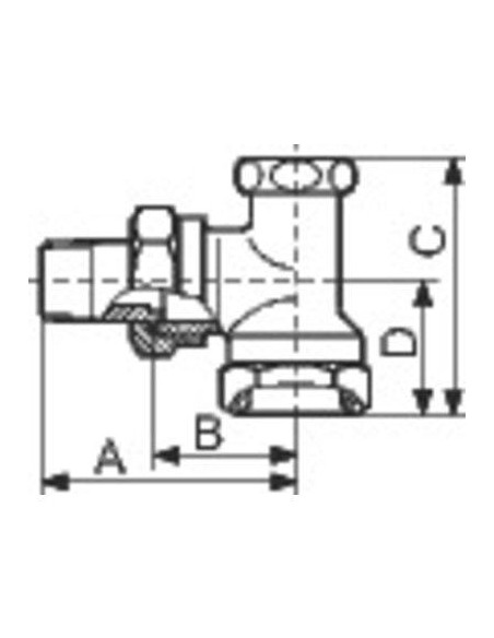 COUDE DE REGLAGE 3/8" Danfoss 003L0121