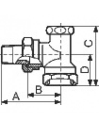 COUDE DE REGLAGE 3/4" Danfoss 003L0125