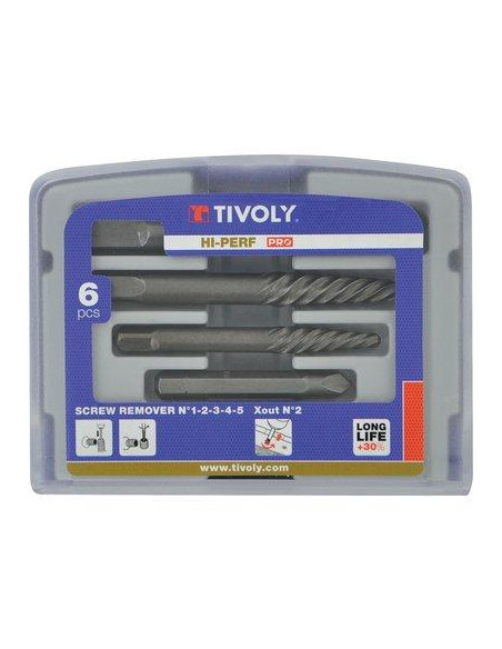 EXTRACTEUR GOUJONS+VIS CASSES Tivoly 11111070001