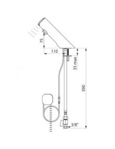 ROB. LAV ELECTR TEMPOMATIC 2 Delabie 444000 2