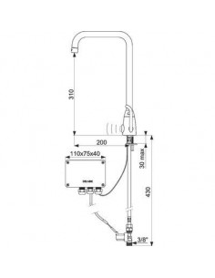 MIT.LAVABO TEMPOMATIC MIX PRO Delabie 495253 2