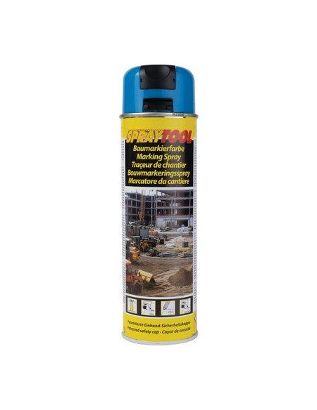 TRACEUR SPRAY 500ML BLEU FLUO Motip