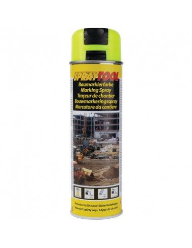 TRACEUR SPRAY 500ML JAUNE FLUO Motip