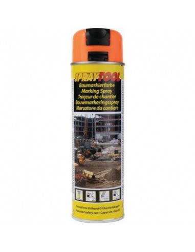 TRACEUR SPRAY 500ML ORANG FLUO Motip