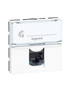 PRISE RJ45 C5E FTP MOSAIC 2 MODULES LEGRAND 076555