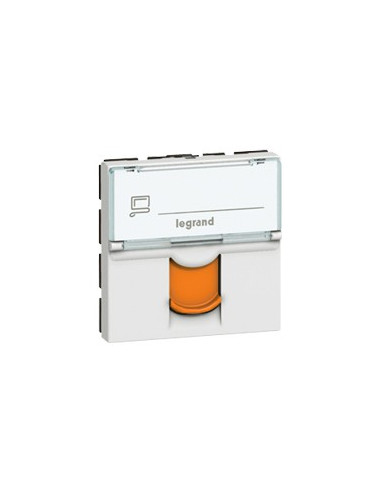 RJ45 CAT6 FTP MOSAIC ORANGE LEGRAND...