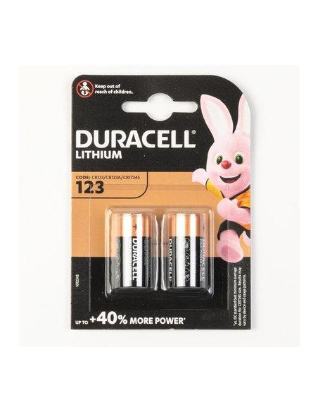 PILES DURACELL SPE ULTRA 123X2 Duracell 5000394020320