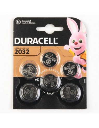 PILES DURACELL SPE 2032 X6 Duracell 5000394056183