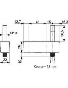 VERROU ENTREBAILLEUR A CL.2236 La croisée DS DS2341-007 2