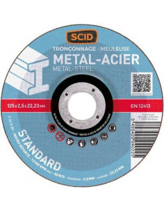 DISQUE A TRONC0NNER METAUX 125 SCID