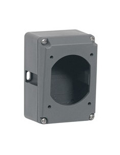 Boîtier réversible simple Hypra pour prise 2P+T IP44 et IP66/67-55 16A plastique LEGRAND 052029 2
