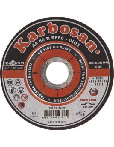 DISQUE A TRONCONNER 115X0 8X22 SCID