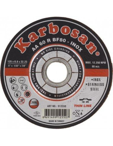 DISQUE A TRONCONNER 125X0 8X22 SCID