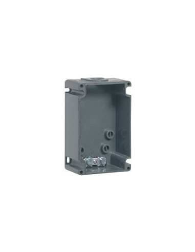Boîtier réversible Hypra IP44 pour prise 2P+T , 3P+T et 3P+N+T 32A 1 entrée ISO 25 plastique LEGRAND 052979