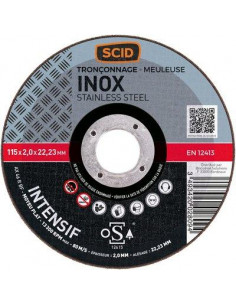 DISQ.TRONC.INOX SILVER 115x2 SCID 2809 2