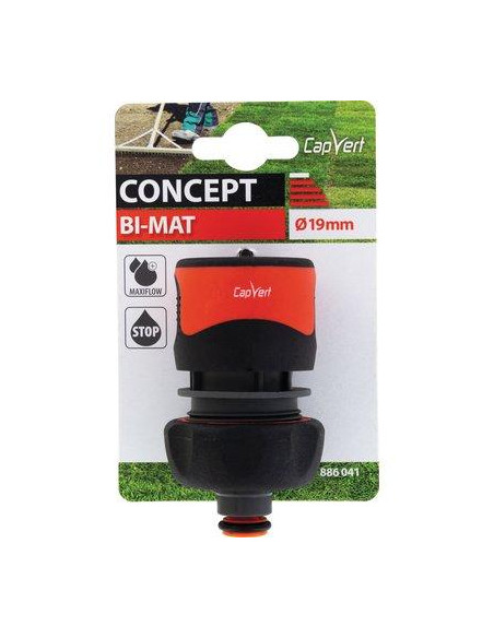 RAC STOP BIMAT D19MM MAXIFLOW Cap Vert