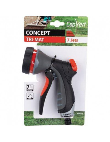 PISTOLET ARROS POMME ABS TRIMA Cap Vert