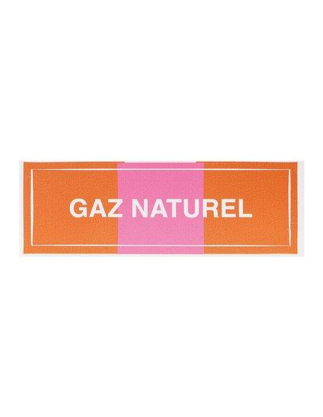 Étiquette autocollante pour chaufferie Dimension 10 x 3 cm CODITHERM CZ23