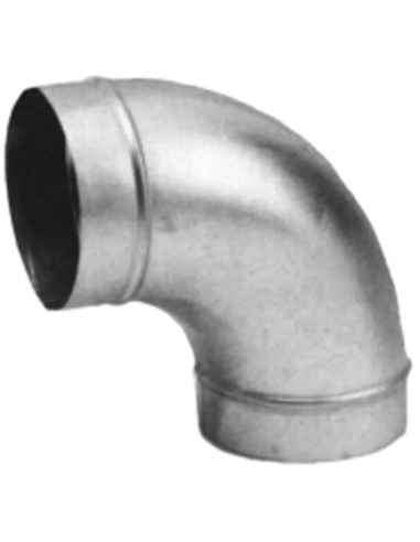 Coude mâle/mâle à 45° acier galvanisé diamètre de raccordement 200 mm CD-200/45 S&P UNELVENT 864690