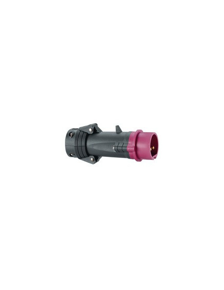 Fiche droite Hypra IP44 TBT 16A 20 à 25V 2 Pôles plastique LEGRAND 052421