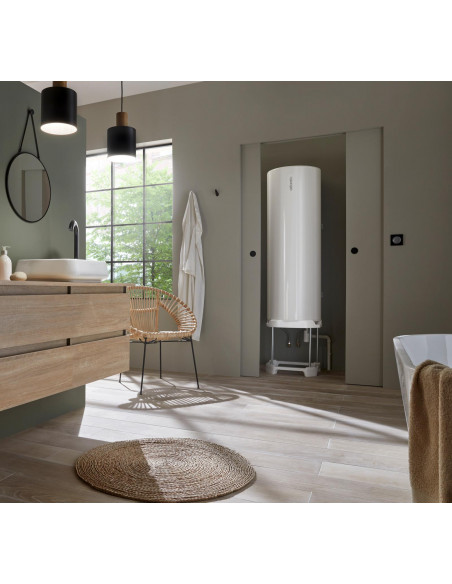 Chauffe-eau électrique Zénéo ACI Hybride vertical mural standard 100L ATLANTIC 153109