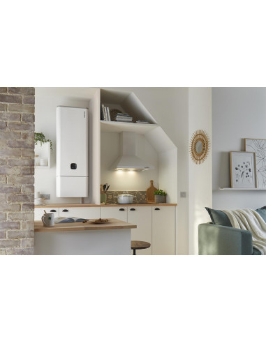 Chauffe-eau électrique Linéo connecté vertical mural blanc 120L ATLANTIC 157214