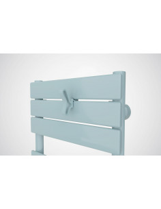 Patère papillon pour sèche-serviettes lames plates Vert d'eau ATLANTIC 850263