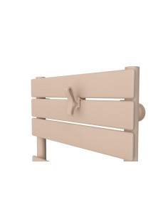 Patère papillon pour sèche-serviettes lames plates Beige ATLANTIC 850265
