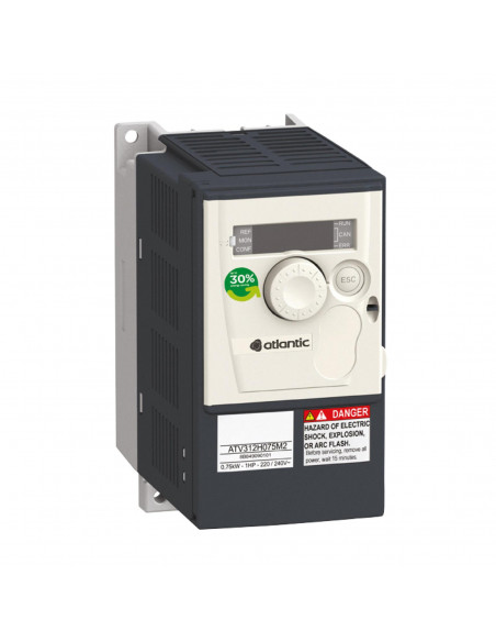 Vfmt 1.5 Ip20 Convertisseur De Frequence Monophase 230 V Gamme Ip20 ATLANTIC 311025