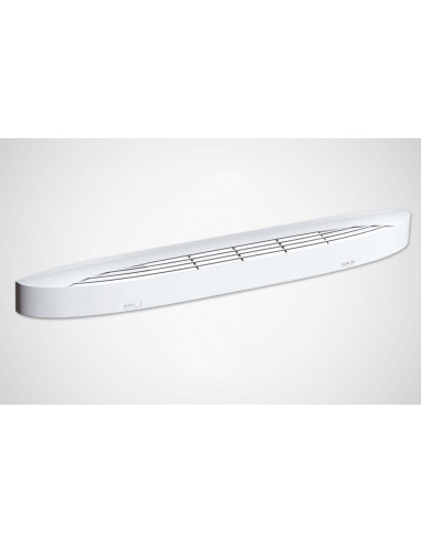 Entrée d'air auto acoustique compacte 22 m3/h + grille 37 db gris ATLANTIC 422041
