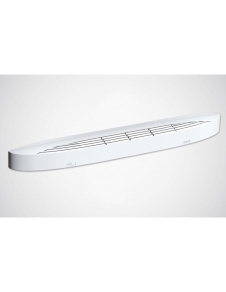 Entrée d'air auto acoustique compacte 22 m3/h + grille 37 db gris ATLANTIC 422041