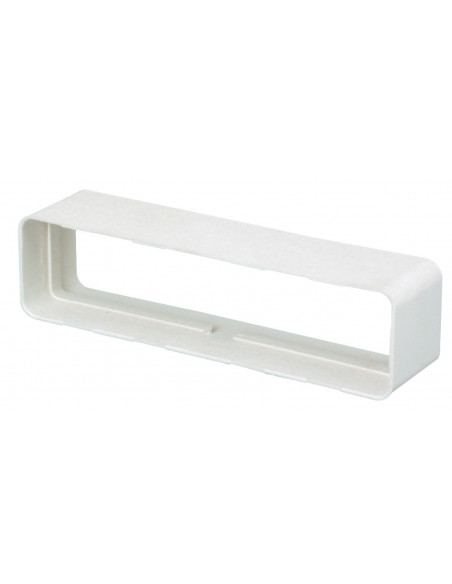 Rd 55X220 Raccord Droit Rectangulaire Plastique Rigide Section 55 X 220 ATLANTIC 460008