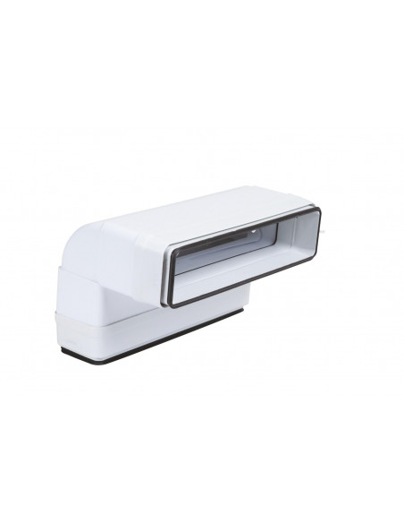 Cv 55 X 110 J Coude Vertical 90° Rectangulaire Section 55 X 110 Avec Joint ATLANTIC 460056