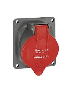 Prise Tableau fixe Hypra IP44 16A 380V~ à 415V~ 3P+T plastique LEGRAND 052223 2