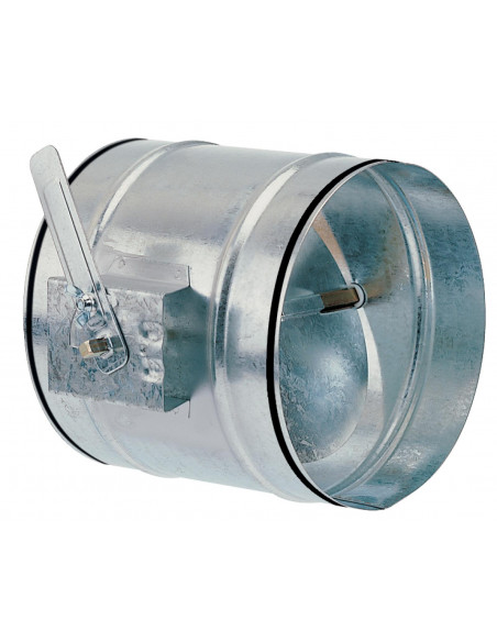 Rr 125 J Registre De Reglage Galvanise A Joints Commande Manuelle Diametre 125 ATLANTIC 530350