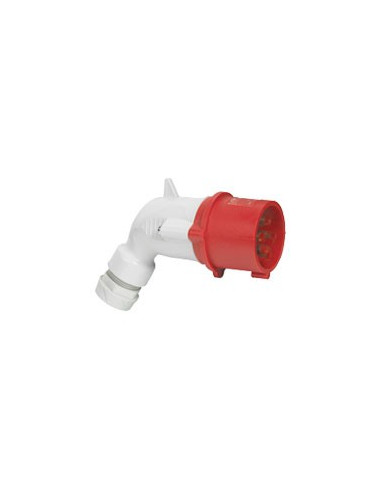 Fiche mobile coudée P17 IP44 32A de 380V à 415V 3P+N+T LEGRAND 056478
