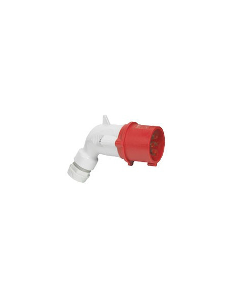 Fiche mobile coudée P17 IP44 16A 380V~ à 415V~ 3P+T LEGRAND 056457
