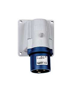 Fiche inclinée saillie P17 IP44 32A 250V 2P+T LEGRAND 058284